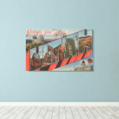 UtahLarge Letter ScenesUtah Canvas Afdruk (Insitu (Houten vloer))