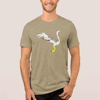 Utahraptor Adult Dino Collection Light Army Green Tri-Blend Shirt