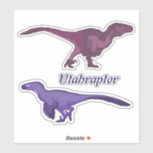 Utahraptor Sticker Sheet (Vel)