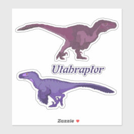 Utahraptor Sticker Sheet