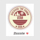 Utah's Mighty 5 - National Parks Gift Sticker (Vel)