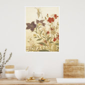 Utamaro Insects en Flowers 1788 Art Prints (Keuken)