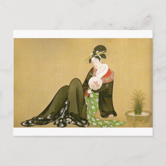 Utamaro - UKIYOE- Briefkaart (Voorkant)