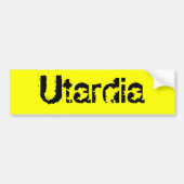 Utardia Bumpersticker (Voorkant)