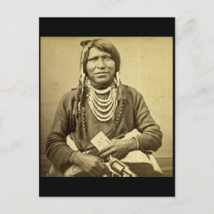 Ute Indian avec pistolet et carte