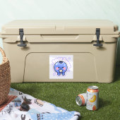 ute Kawaii Alien Blueberry-Sticker | esthetische s Sticker (Koeler)