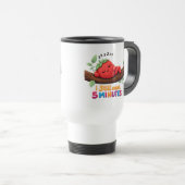 ute Sleeping Strawberry – Travel/Commuter Mug Reisbeker (Voorkant rechts)