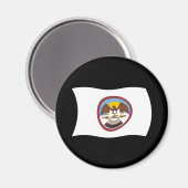 Ute Tribe Flag Magnet Magneet (Voorkant / Achterkant)