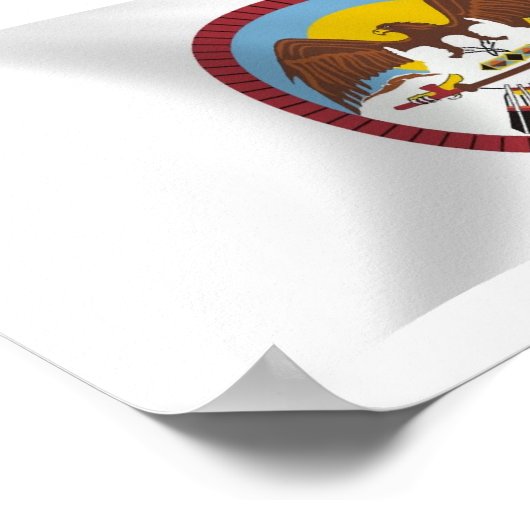 Ute Tribe Flag Poster Print (Hoek)
