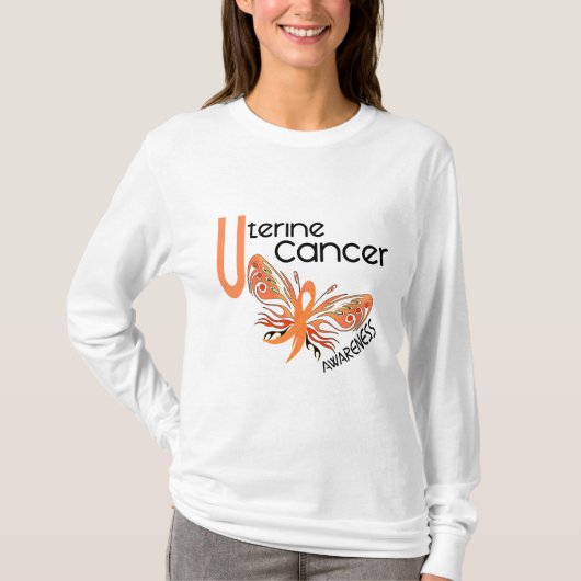 Uteriene kanker BUTTERFLY 3.1 T-shirt (Voorkant)