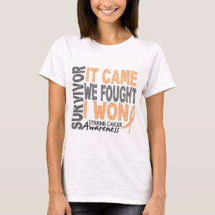 Uteriene kanker overlevende het werd dat we vonden t-shirt