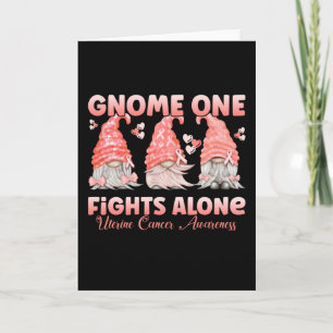Uteriene kanker Peach Ribbon Gnome Kaart