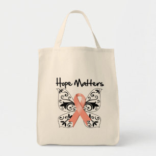 Uterine Cancer Hope speelt een rol Tote Bag