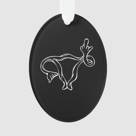 Uterus à doigt moyen Pro-choix (devant)