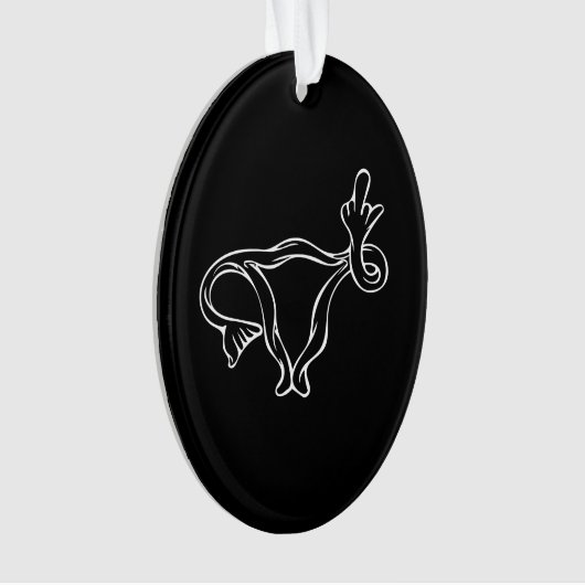 Uterus à doigt moyen Pro-choix (devant)