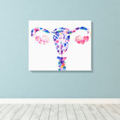Uterus Canvas Afdruk (Insitu (Houten vloer))