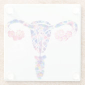 Uterus Glazen Onderzetter (Achterkant)