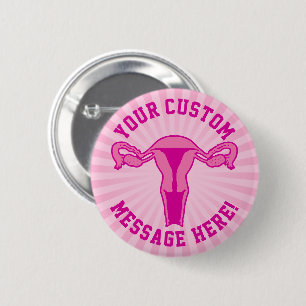 Uterus Graphic + aangepaste tekst Button
