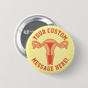 Uterus Graphic + aangepaste tekst Button