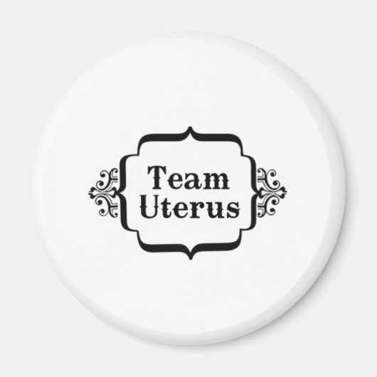 Uterus team magneet (Voorkant)