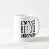 Uteruses avant tasse de café de Duderuses (Devant droit)