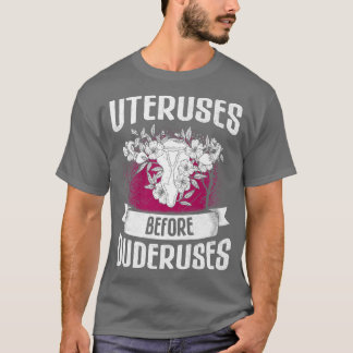 Uteruses voor duderuses ontwerp voor feministen 60 t-shirt