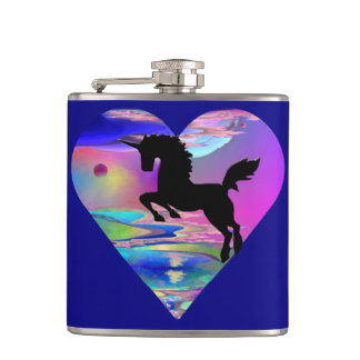 Utherworld Unicorn Skyscape Flask Heupfles