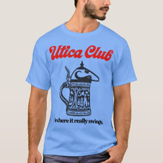 Utica Club Swings Bier Retro Defunct Breweriana T-shirt
