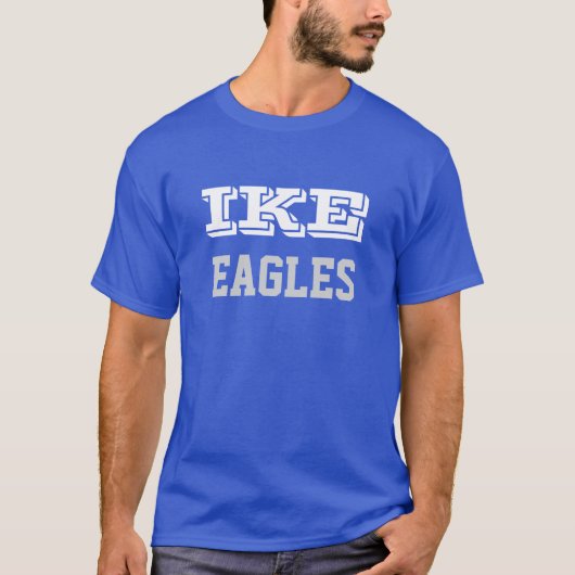 Utica Eisenhower High School bedrukt T-shirt (Voorkant)