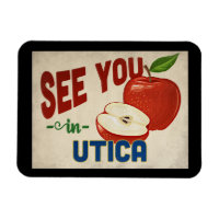 Utica New York Apple - Vintage Travel