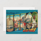 Utica New York Greeting Briefkaart (Voorkant / Achterkant)