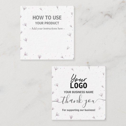 Utilisation Des Cartes D'Instruction Neutres Moder (Devant / Derrière)