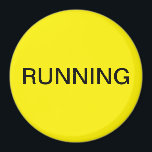 Utilisation d'un aimant de lave-vaisselle jaune mi<br><div class="desc">Aimant de cuisine minimaliste "courant" avec un arrière - plan jaune qui vous aide à l'organisation de la cuisine. Customisez avec votre texte.</div>