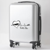 Utilisation d'un autocollant en vinyle coupé sur m (Sur valise)