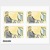 Utilisation D'Un Stickers Ordinateur (Feuille)