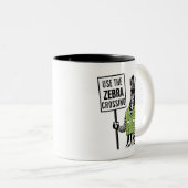 Utiliser La Mug Zebra Crossing (Devant droit)