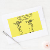 Utiliser le sticker rectangulaire de la valve de b (Enveloppe)