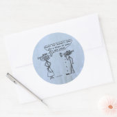 Utiliser le sticker rond classique de la valve à b (Enveloppe)