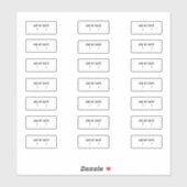 Utiliser Les Stickers Par Date Je Vaut Mieux Avant (Feuille)