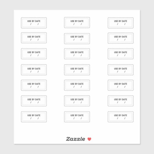 Utiliser Les Stickers Par Date Je Vaut Mieux Avant (Feuille)