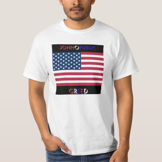 Utilisez un T-shirt d'avidité avec fierté ! (Devant)