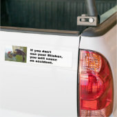Utilisez votre sticker pare-chocs (Sur camion)