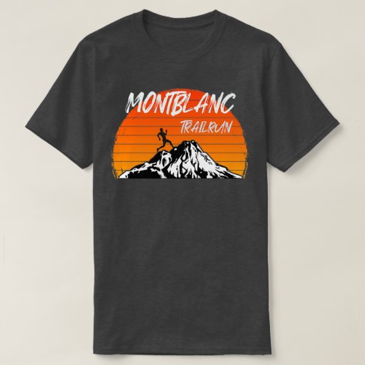 Utmb trailrun montblanc t-shirt (Design voorkant)