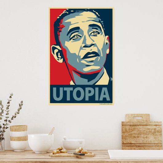 Utopia - Poster parodique d'Obama (Cuisine)