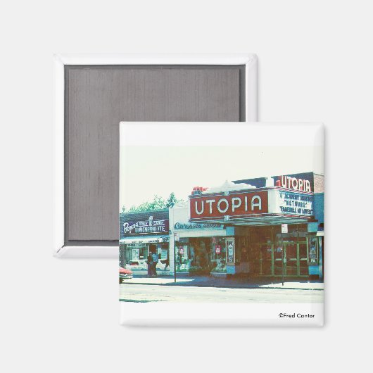 Utopia Theater & Rogers Magnet (Recto/Verso)