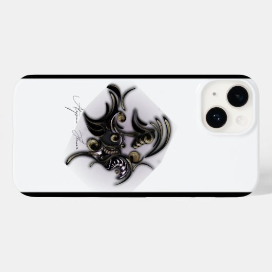 "Utopian Flower", Coque Apple iPhone 14 (Verso (horizontal))