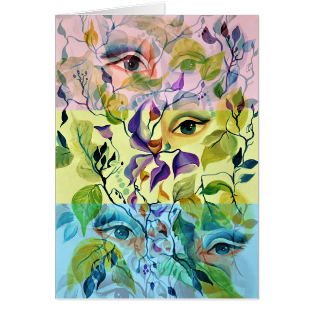 Utopian Psychedelic Surreal Eyes Design (Voorkant)