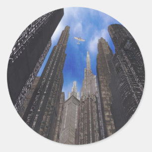 utopolis ronde sticker