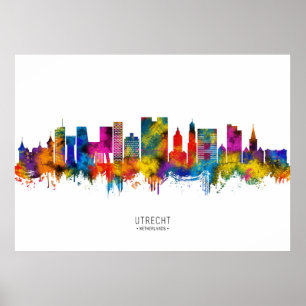 Utrecht Nederland Skyline Poster