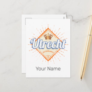 Utrecht Nederland Stad Nederlands  Souvenir Feestdagenkaart
